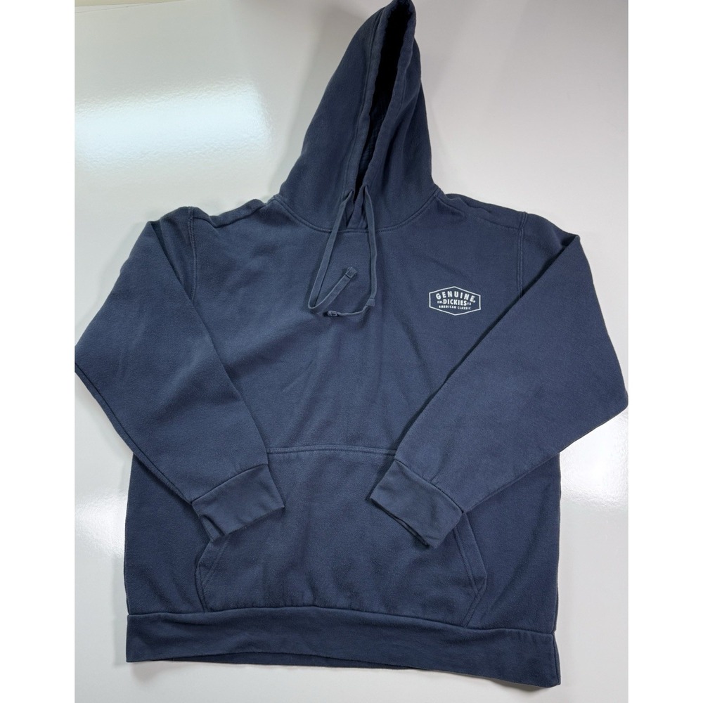 Genuine Dickies Hoodie LG‎ Pullover Fleece Kangaroo Pocket Workwear Streetwear